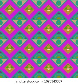 Abstract color seamless pattern for new background.