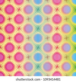 Abstract color seamless pattern for new background.
