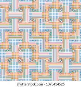 Abstract color seamless pattern for new background.