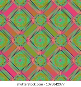 Abstract color seamless pattern for new background.