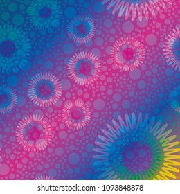 Abstract color seamless pattern for new background.
