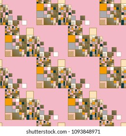 Abstract color seamless pattern for new background.
