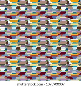 Abstract color seamless pattern for new background.