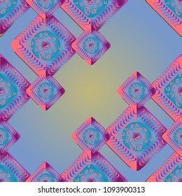 Abstract color seamless pattern for new background.