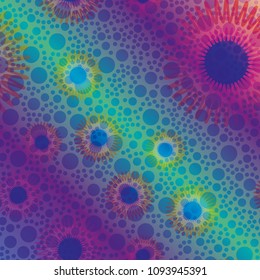 Abstract color seamless pattern for new background.