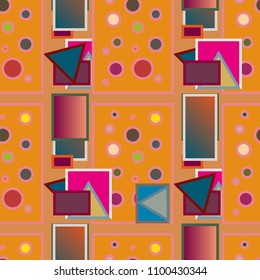 Abstract color seamless pattern for new background.