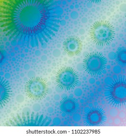 Abstract color seamless pattern for new background.