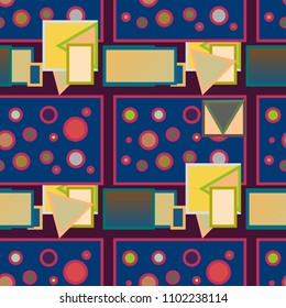 Abstract color seamless pattern for new background.