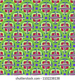 Abstract color seamless pattern for new background.