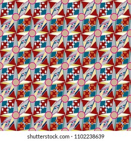 Abstract color seamless pattern for new background.