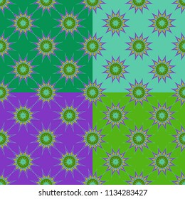 Abstract color seamless pattern for new background.