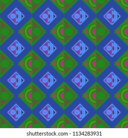 Abstract color seamless pattern for new background.