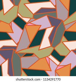 Abstract color seamless pattern for new background.