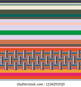 Abstract color seamless pattern for new background.