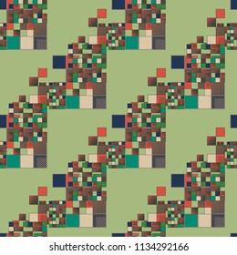 Abstract color seamless pattern for new background.