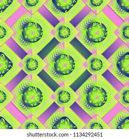 Abstract color seamless pattern for new background.