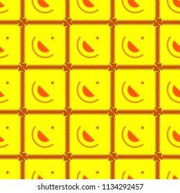 Abstract color seamless pattern for new background.