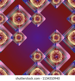 Abstract color seamless pattern for new background.
