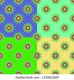 Abstract color seamless pattern for new background.