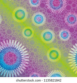 Abstract color seamless pattern for new background.