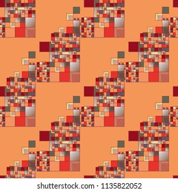 Abstract color seamless pattern for new background.
