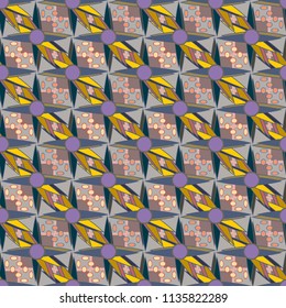 Abstract color seamless pattern for new background.