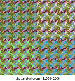 Abstract color seamless pattern for new background.