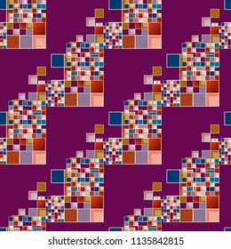 Abstract color seamless pattern for new background.