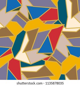 Abstract color seamless pattern for new background.
