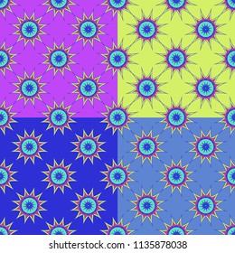 Abstract color seamless pattern for new background.