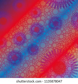 Abstract color seamless pattern for new background.