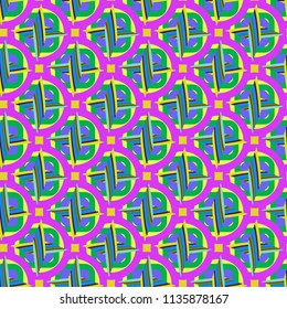 Abstract color seamless pattern for new background.