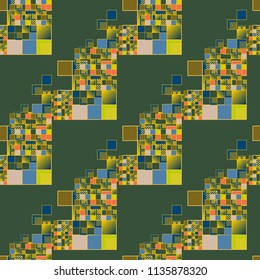 Abstract color seamless pattern for new background.