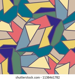 Abstract color seamless pattern for new background.