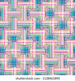 Abstract color seamless pattern for new background.