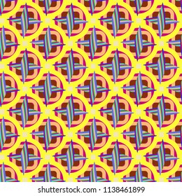 Abstract color seamless pattern for new background.