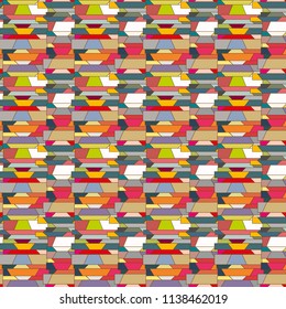 Abstract color seamless pattern for new background.