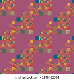 Abstract color seamless pattern for new background.