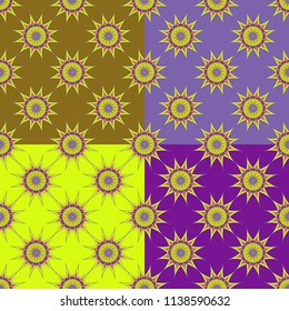 Abstract color seamless pattern for new background.