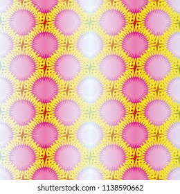 Abstract color seamless pattern for new background.