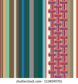 Abstract color seamless pattern for new background.