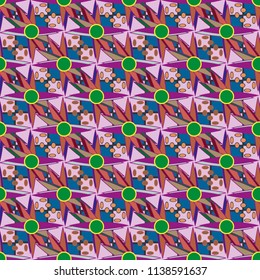 Abstract color seamless pattern for new background.