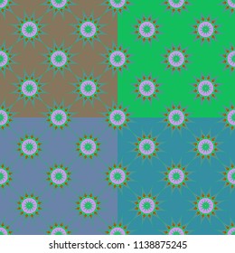 Abstract color seamless pattern for new background.
