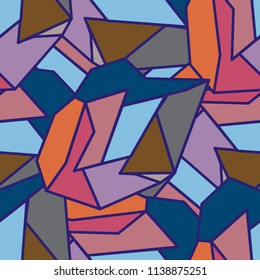 Abstract color seamless pattern for new background.