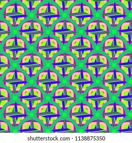 Abstract color seamless pattern for new background.