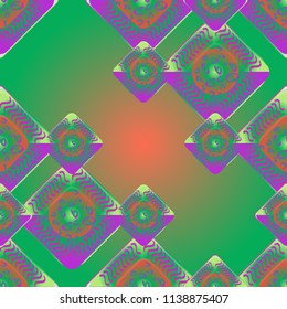 Abstract color seamless pattern for new background.