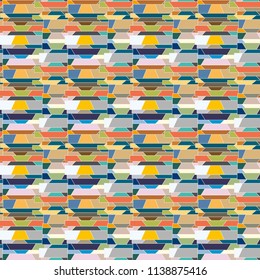 Abstract color seamless pattern for new background.