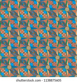 Abstract color seamless pattern for new background.