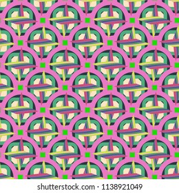 Abstract color seamless pattern for new background.