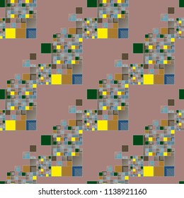 Abstract color seamless pattern for new background.